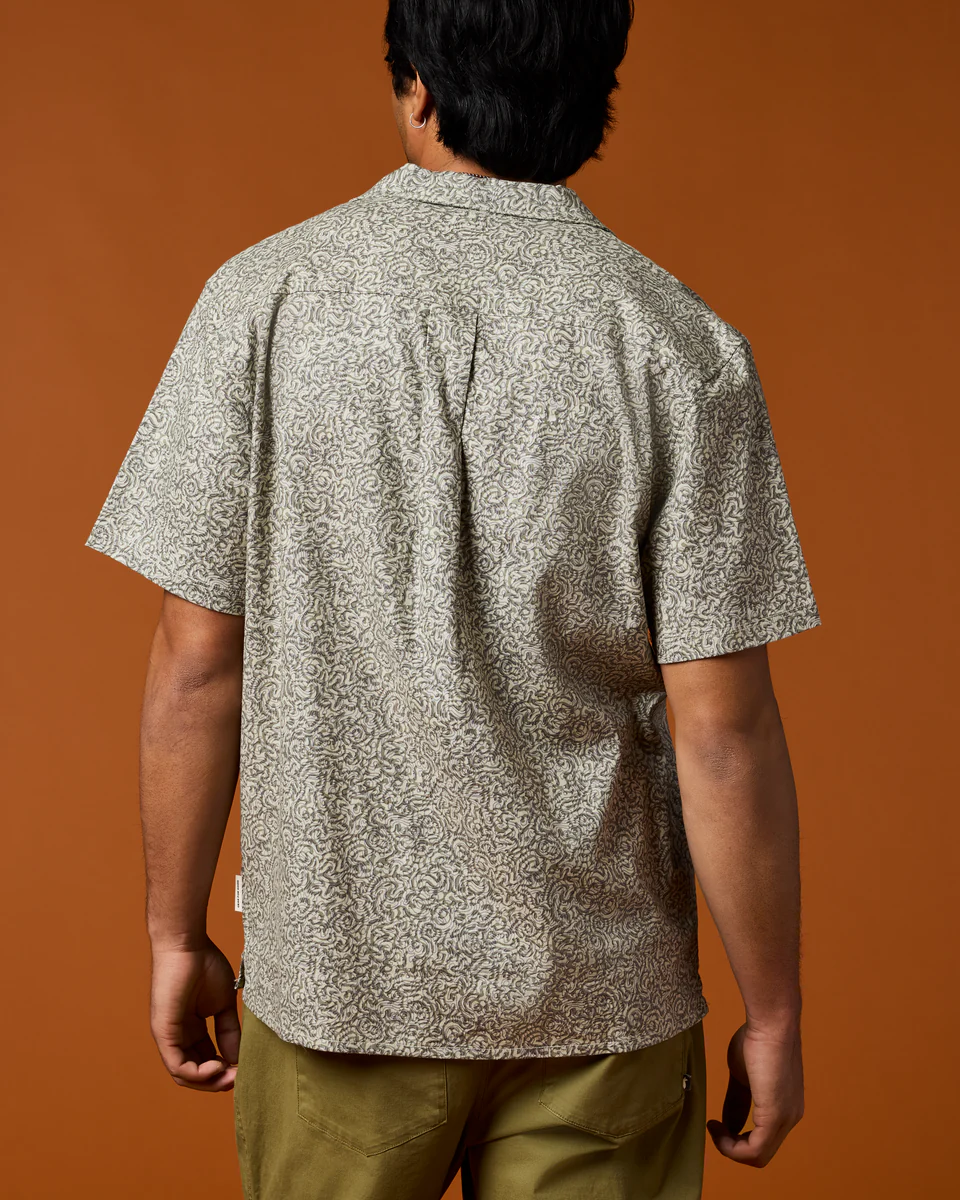 Afuera Button Up Shirt - Print - Men's - Image 3