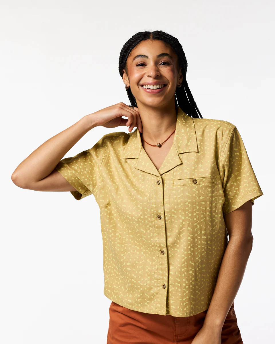 Afuera Button Up Shirt - Print - Women's - Image 14