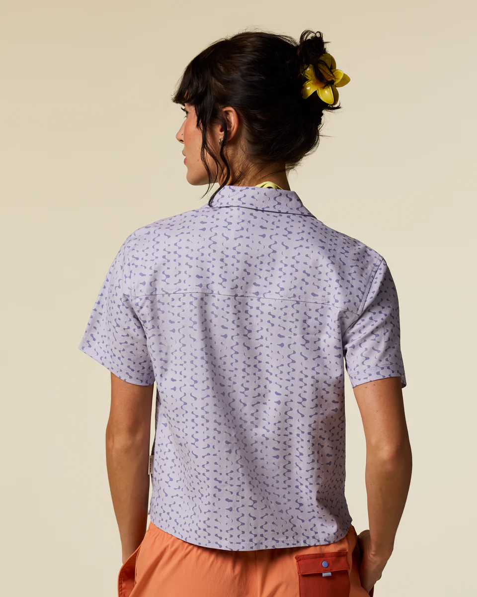Afuera Button Up Shirt - Print - Women's - Image 2