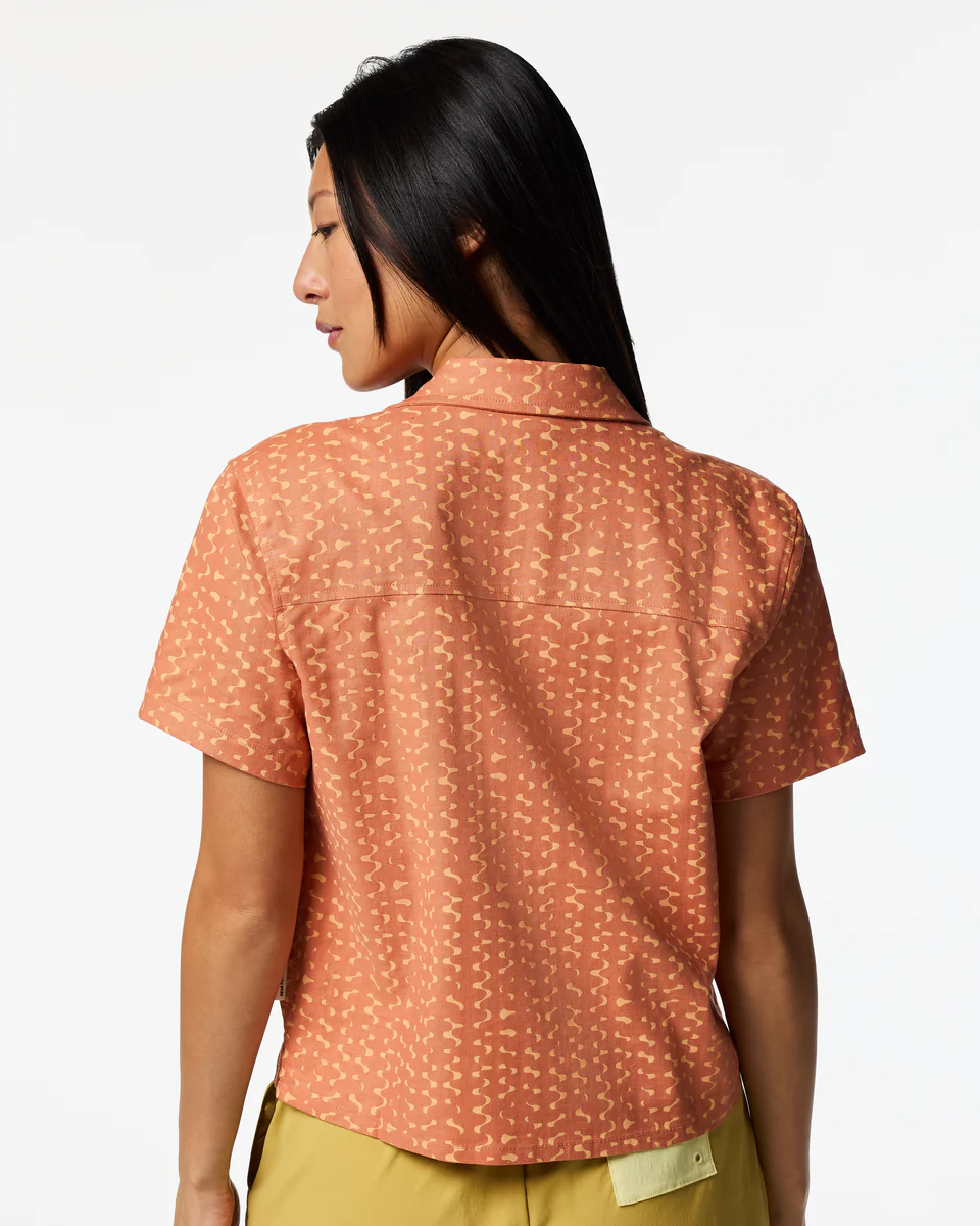 Afuera Button Up Shirt - Print - Women's - Image 9