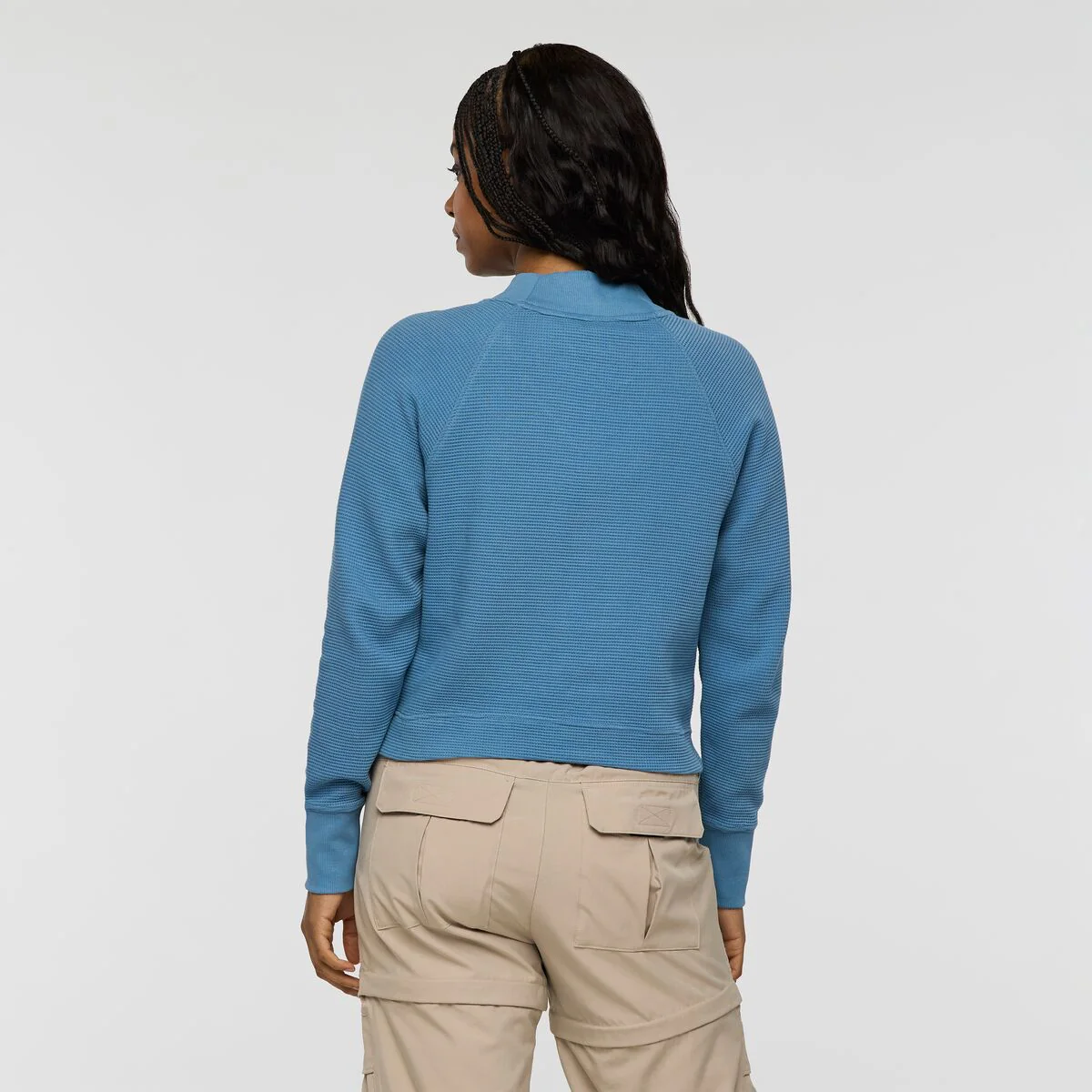 Atajo Long-Sleeve Waffle V-Neck - Women's - Image 3