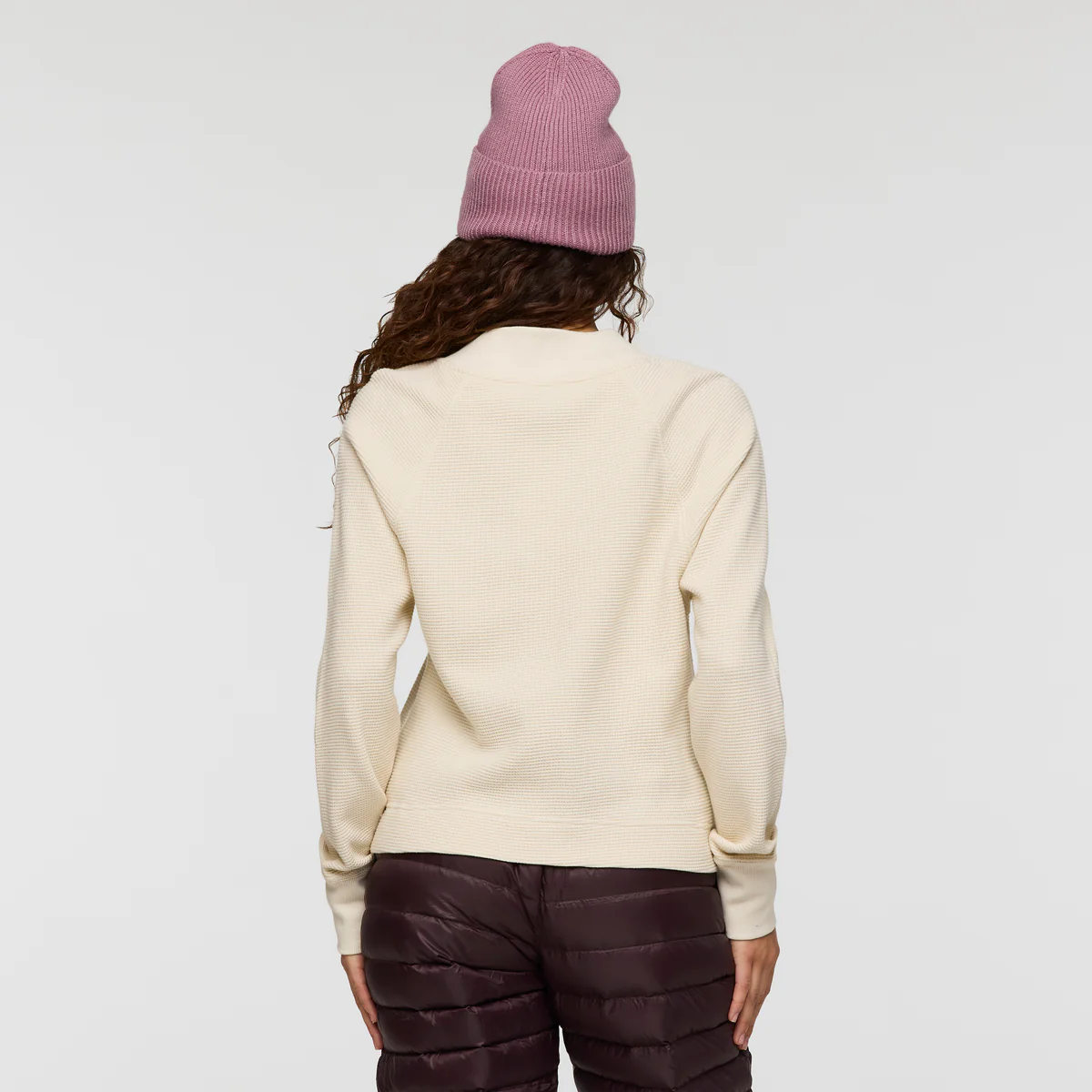 Atajo Long-Sleeve Waffle V-Neck - Women's - Image 3