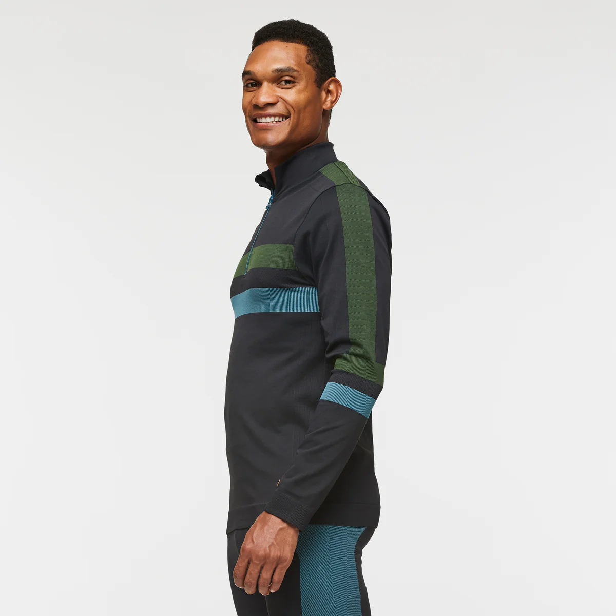 Debajo Seamless Baselayer Quarter-Zip - Men's - Image 3