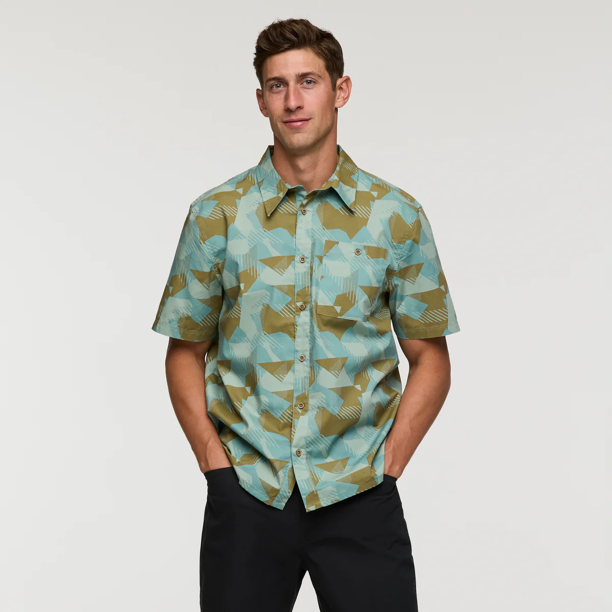 Estival Button Up Shirt - Print - Men's - Image 24