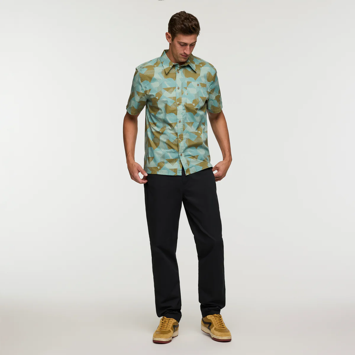 Estival Button Up Shirt - Print - Men's - Image 25