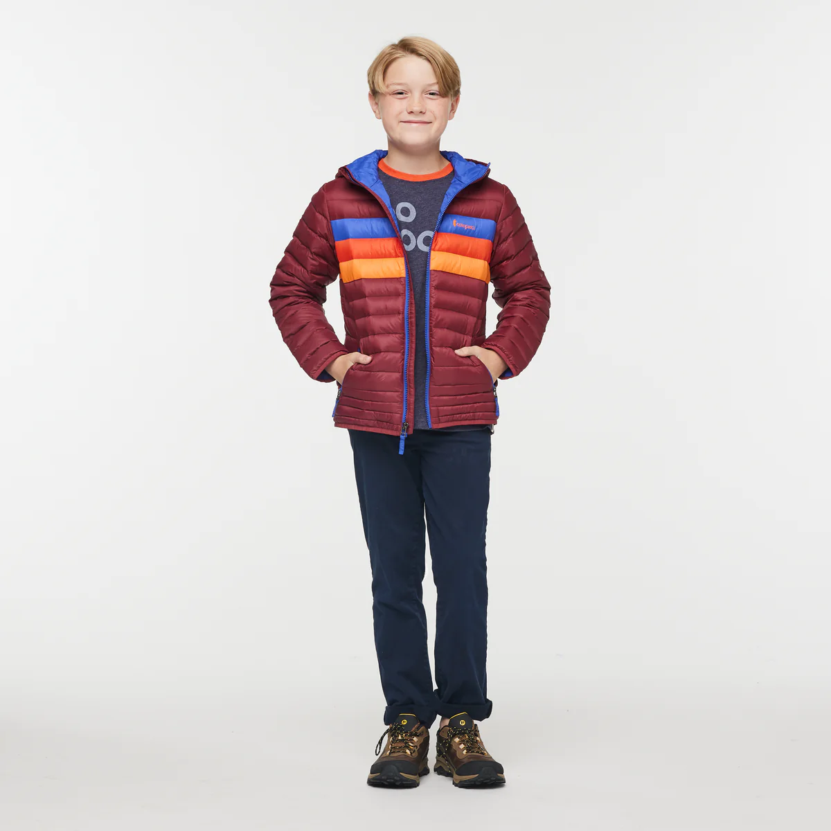 Fuego Hooded Down Jacket - Kids' - Image 2