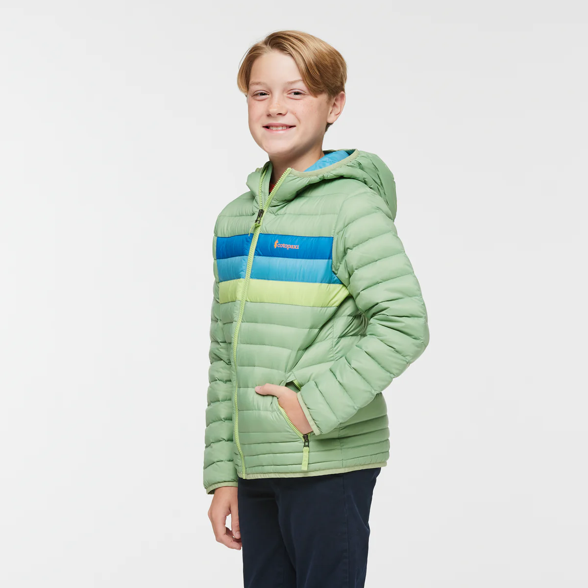 Fuego Hooded Down Jacket - Kids' - Image 11