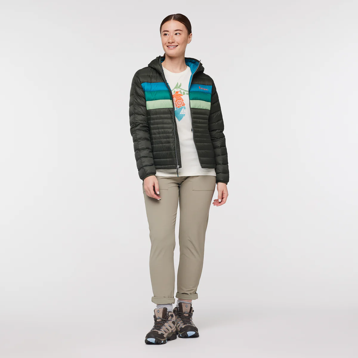 Fuego Hooded Down Jacket - Women's - Image 17