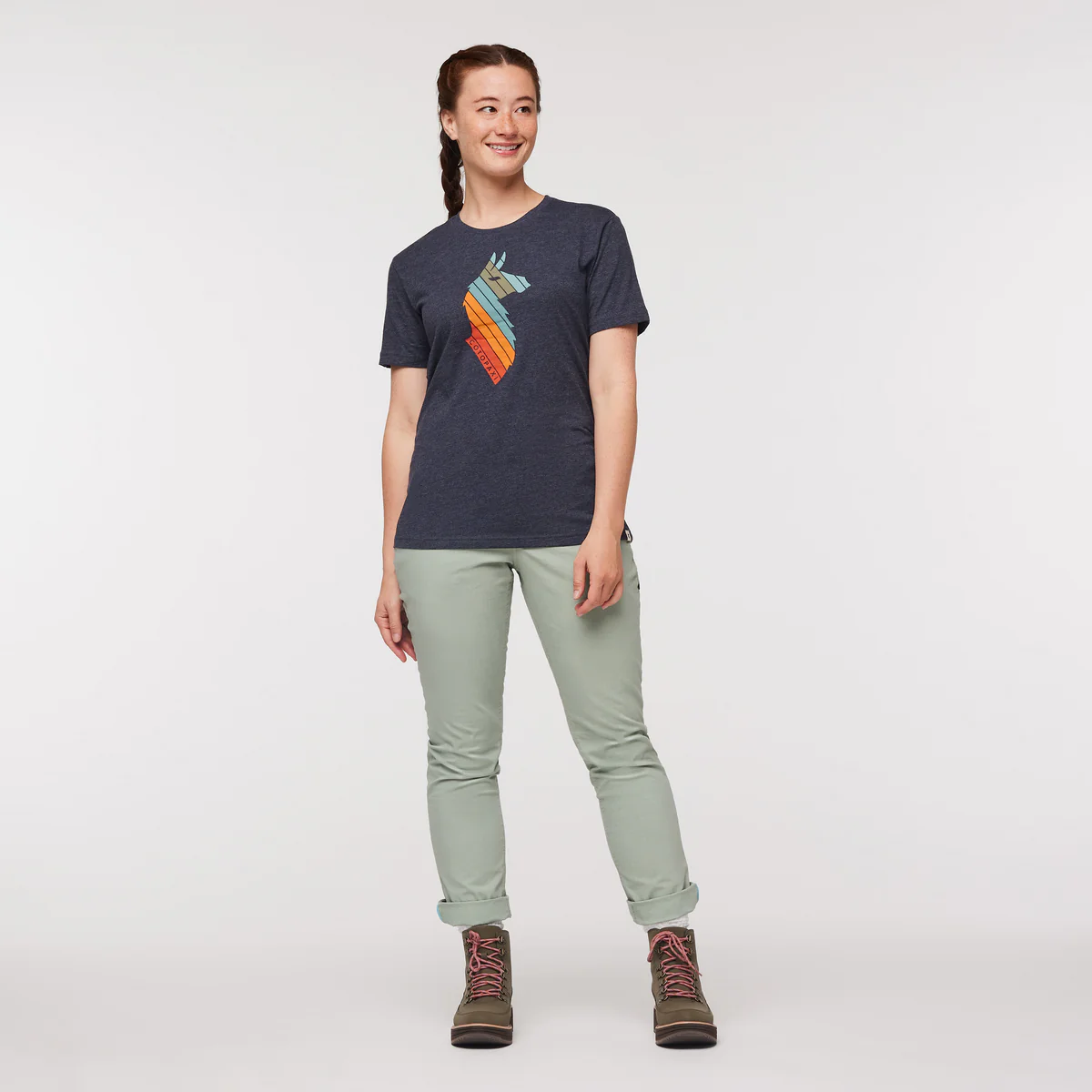 Llama Stripes T-Shirt - Women's - Image 18