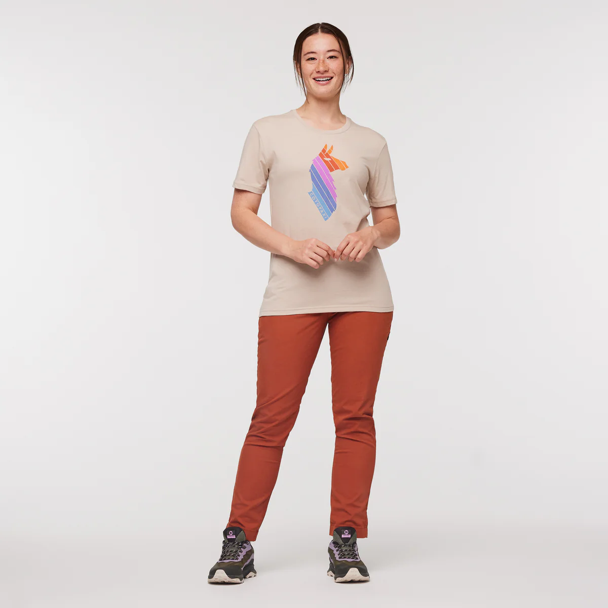 Llama Stripes T-Shirt - Women's - Image 7