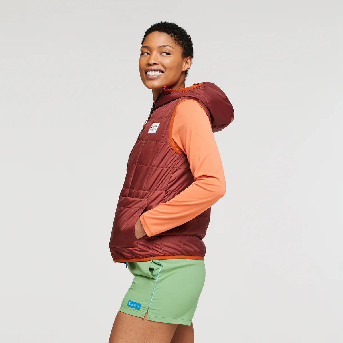 Teca Cálido Reversible Hooded Vest - Women's - Image 18
