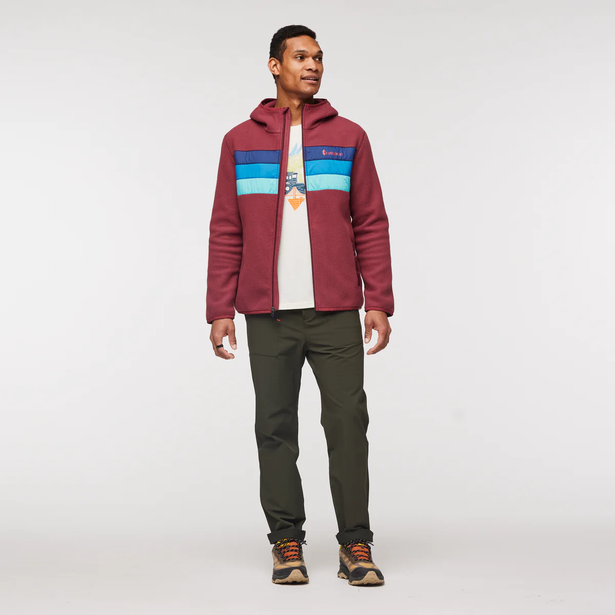 Teca Fleece Hooded Full-Zip Jacket - Men's - Image 9